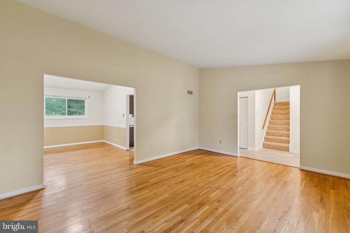 Empty room, Interior, Wood Texture Flooring