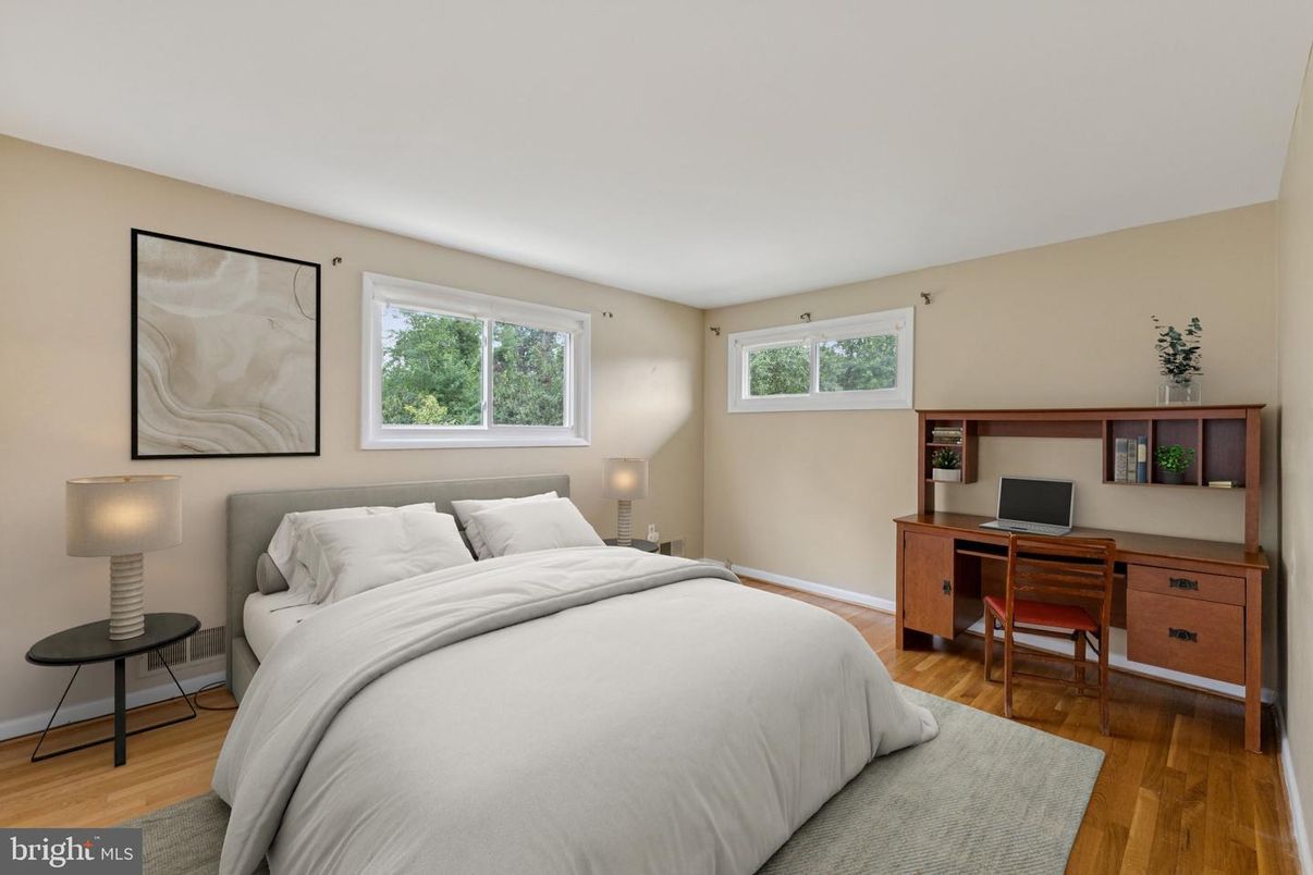 Bedroom, Home Office, Interior, Wood Texture Flooring