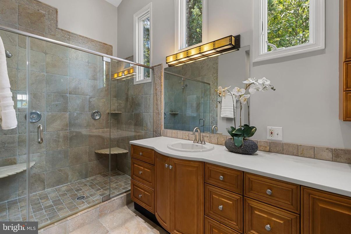 Bathroom, Glass Shower, Interior