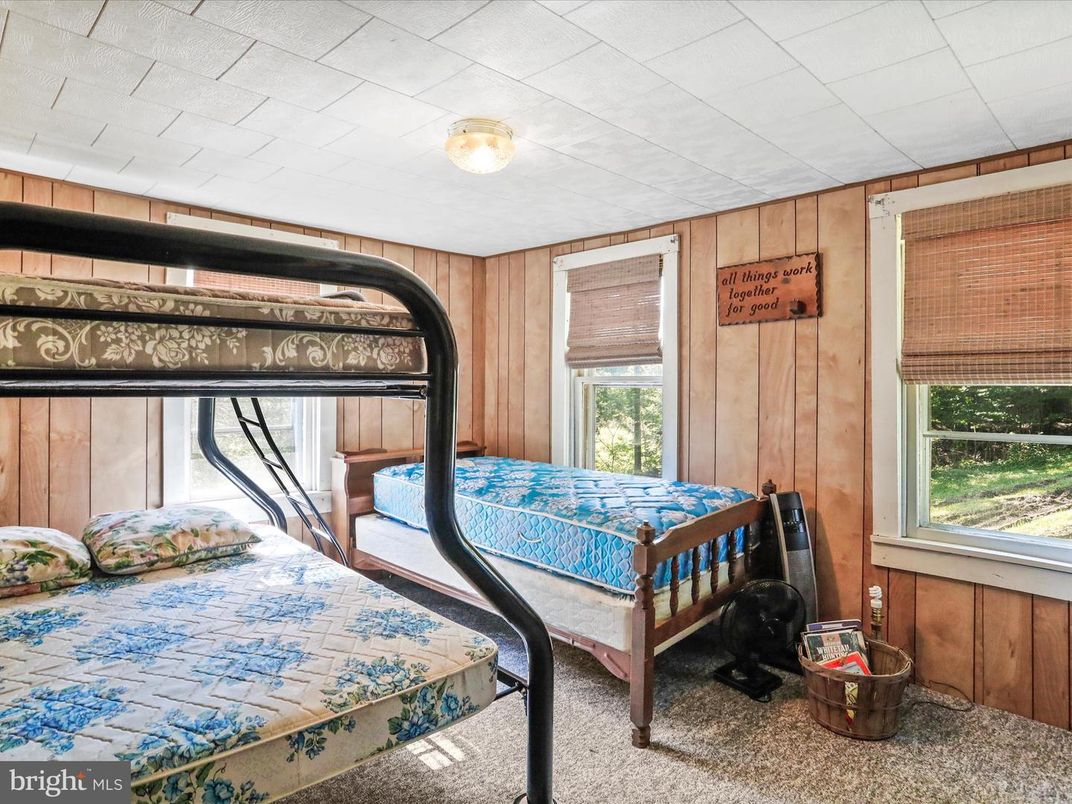 Bedroom, Interior, Wooden Walls