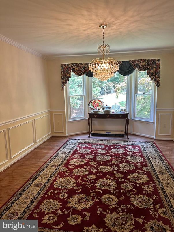 Chandelier, Interior, Wood Texture Flooring