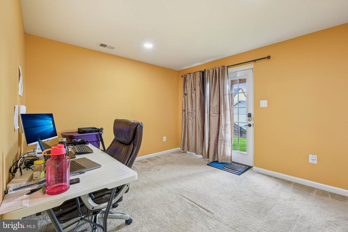 Home Office, Interior, Recessed Lighting