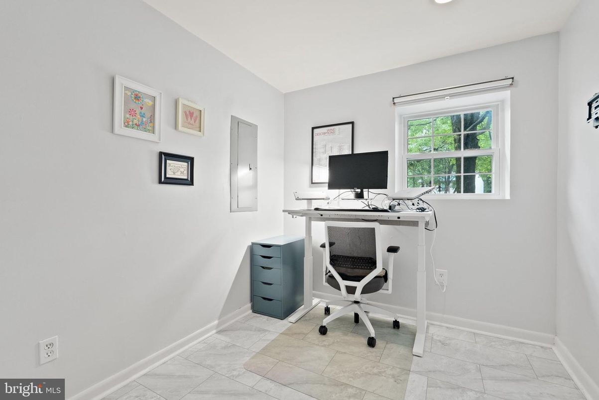 Home Office, Interior, Recessed Lighting