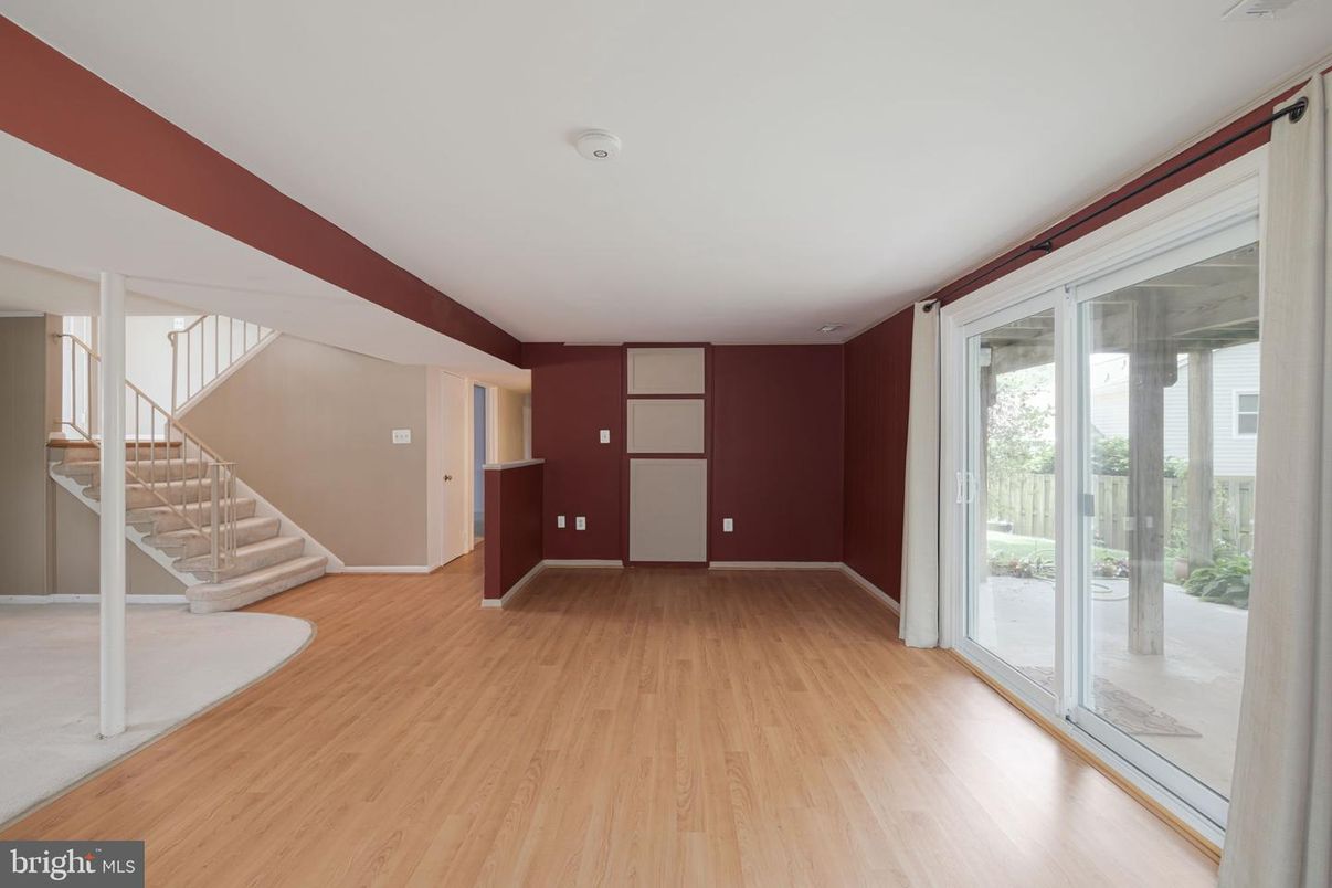 Empty room, Interior, Wood Texture Flooring