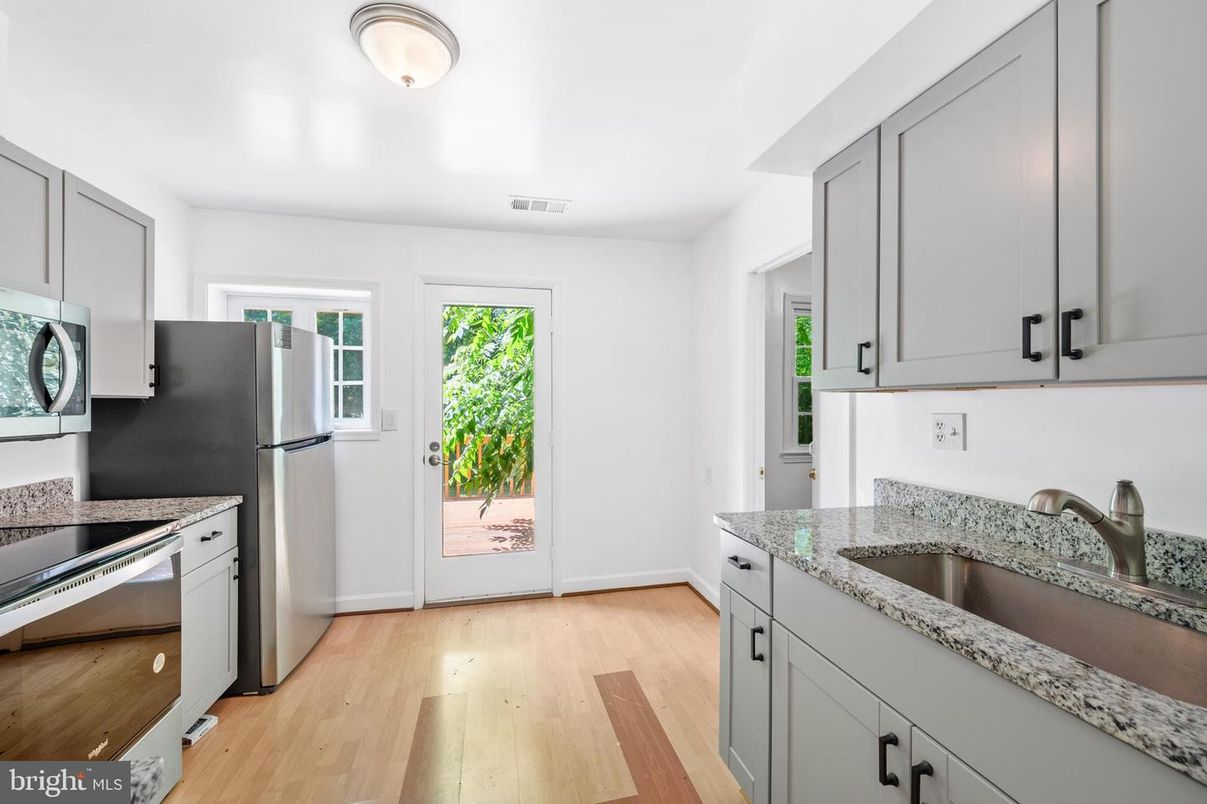 Interior, Kitchen, Wood Texture Flooring