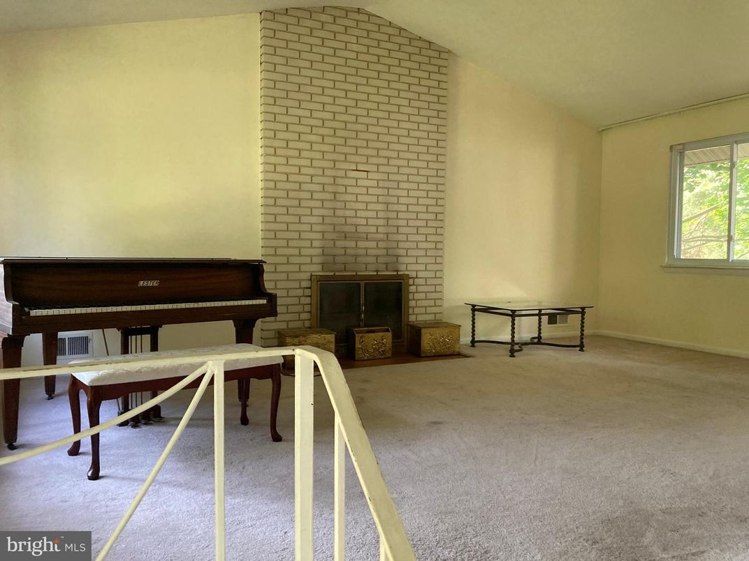Fireplace, Interior, Piano, Stone Walls