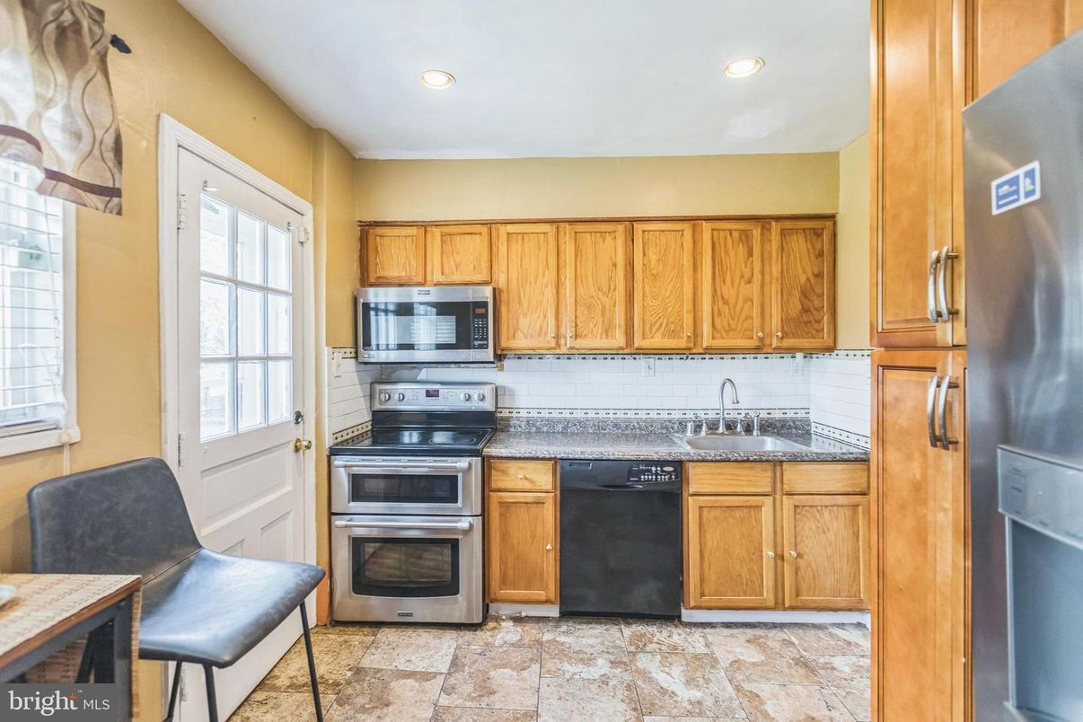 Interior, Kitchen, Recessed Lighting, Stainless Steel Appliances