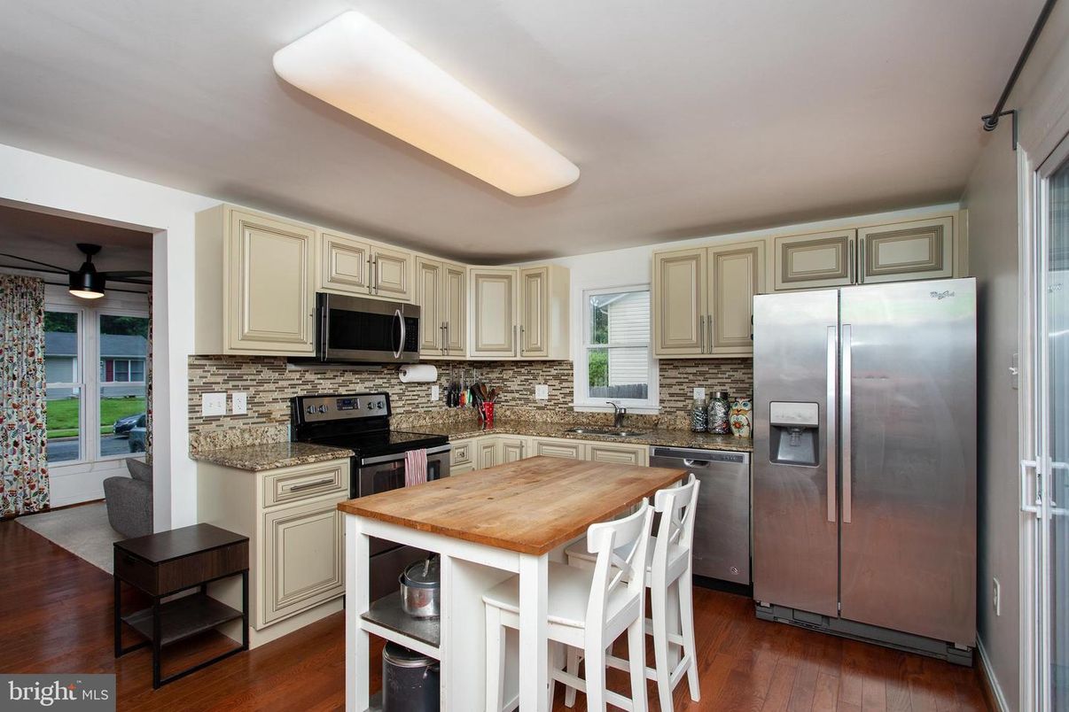 Interior, Kitchen, Wood Texture Flooring