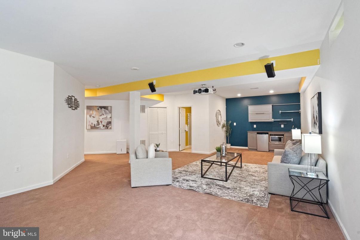 Interior, Kitchen, Living room, Recessed Lighting