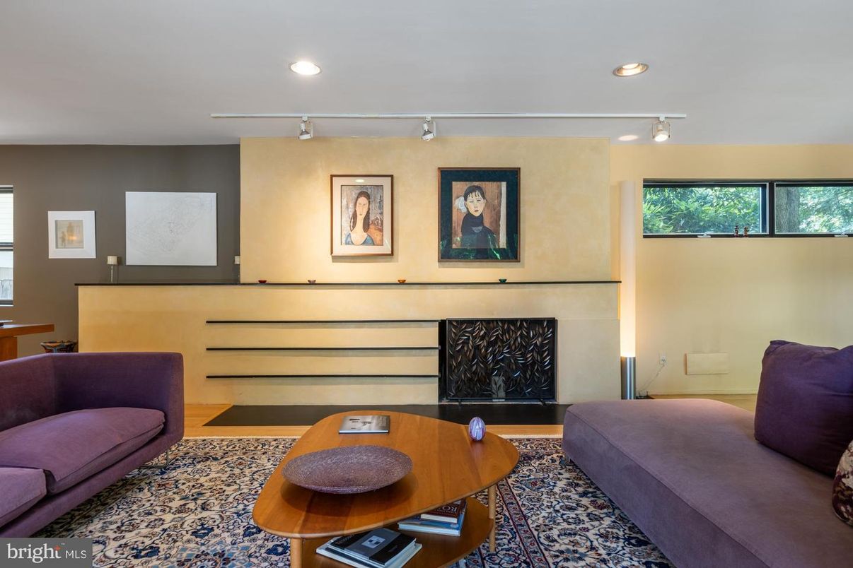 Fireplace, Interior, Living room, Recessed Lighting