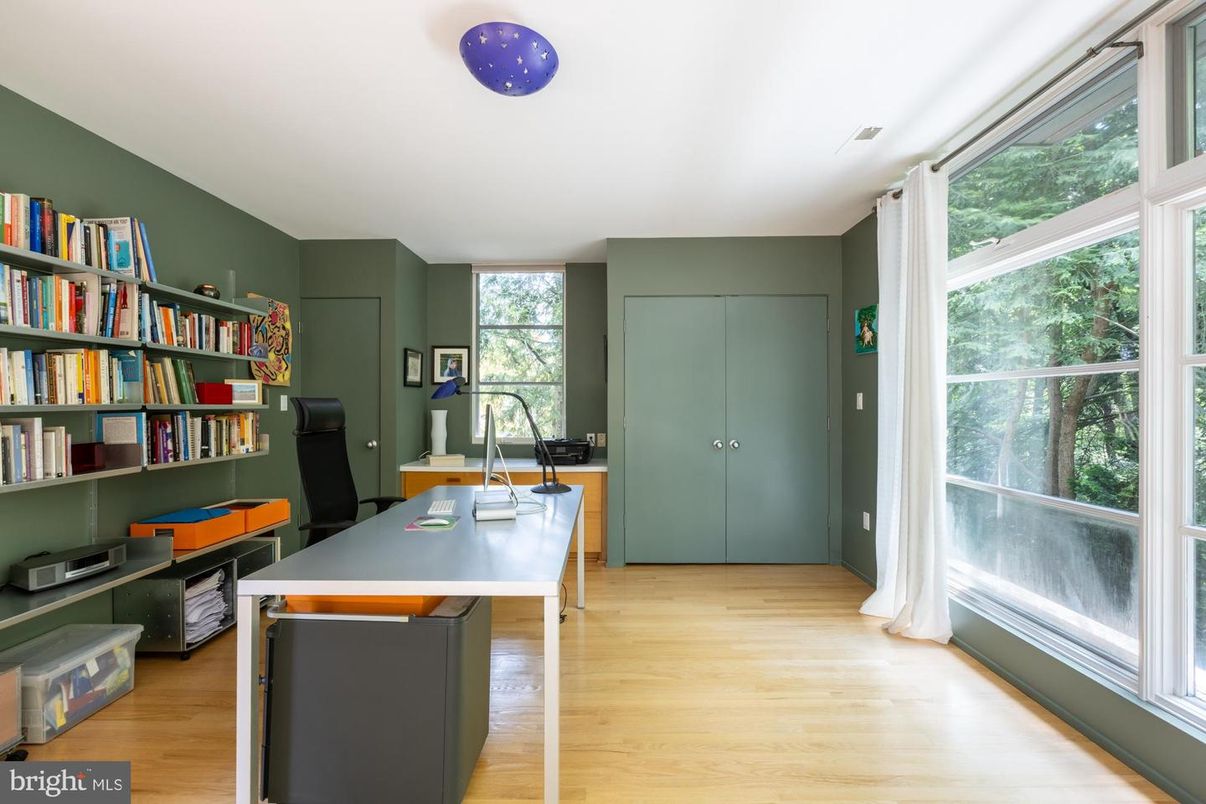 Home Office, Interior, Wood Texture Flooring