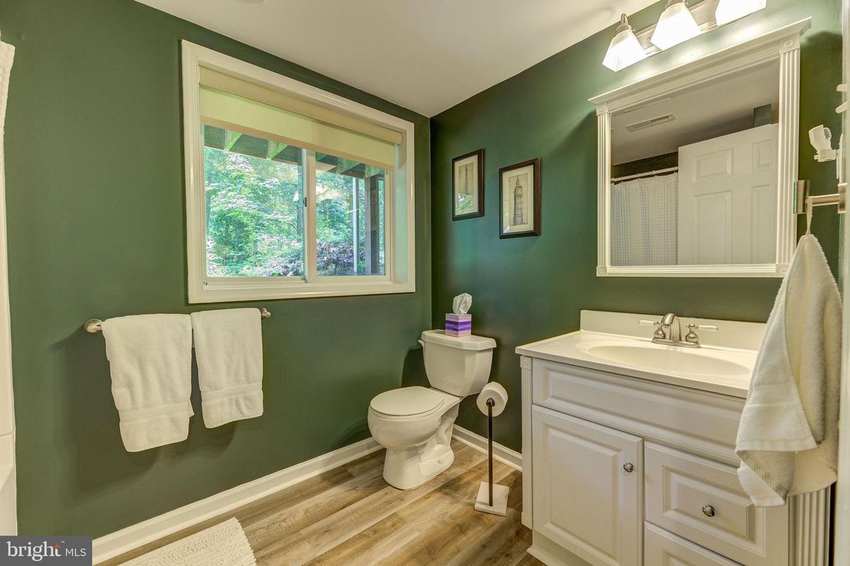 Bathroom, Interior, Wood Texture Flooring