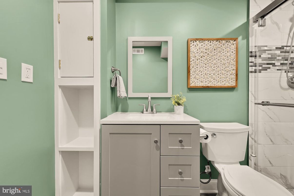 Bathroom, Interior, Marble Walls