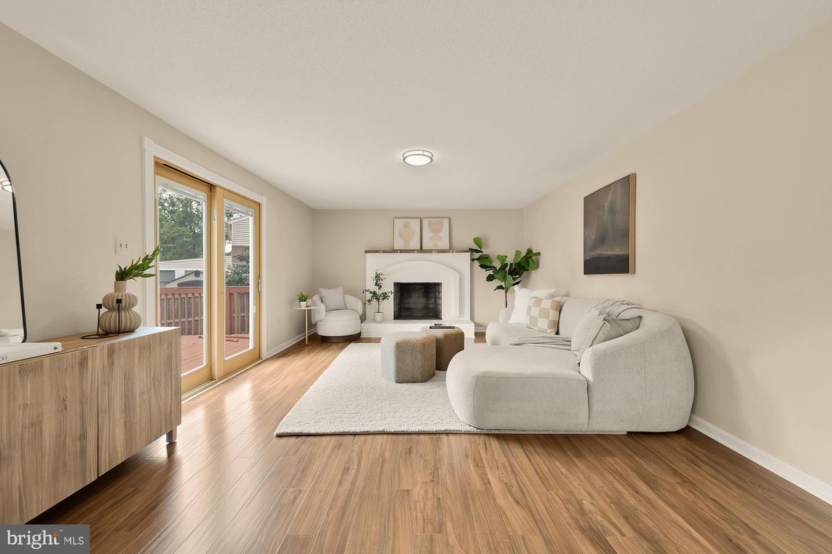 Fireplace, Interior, Living room, Wood Texture Flooring