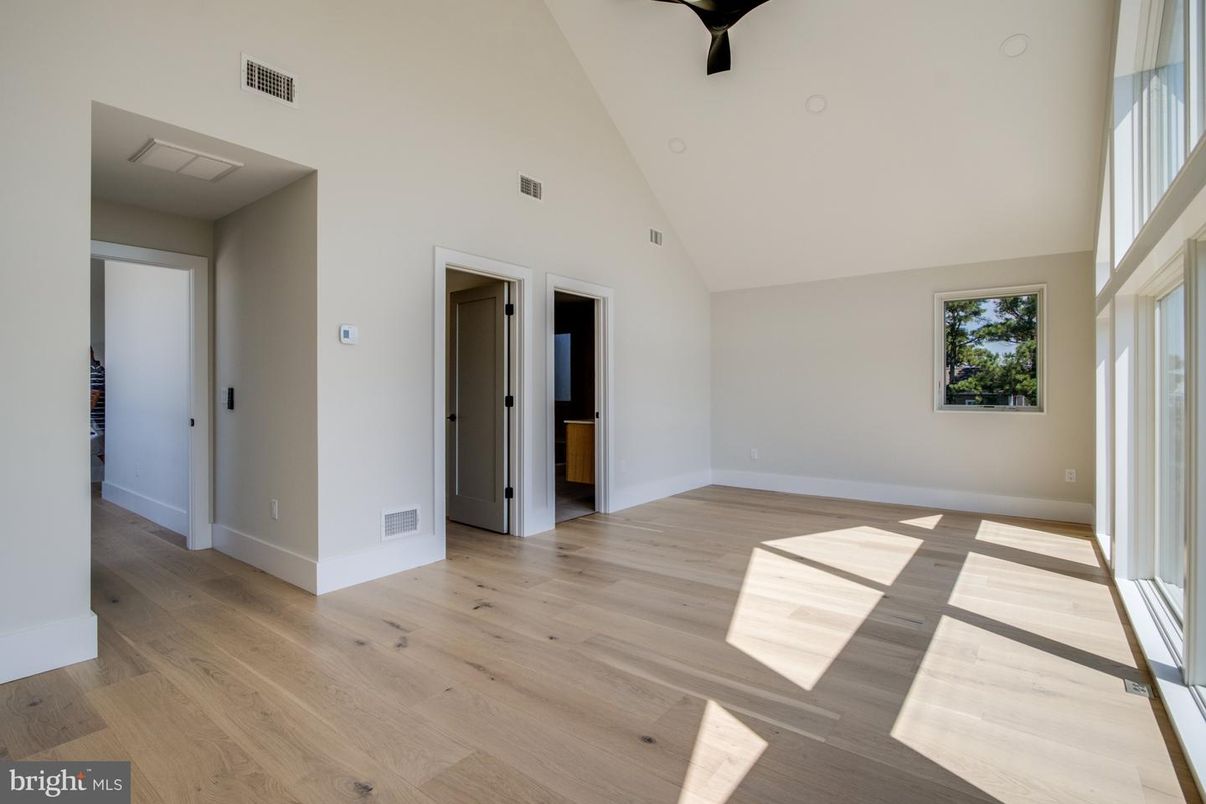Empty room, Interior, Wood Texture Flooring