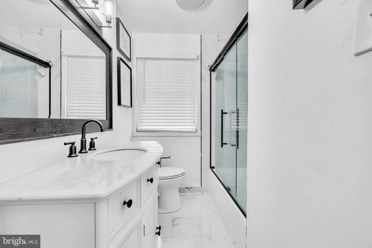 Bathroom, Glass Shower, Interior, Marble