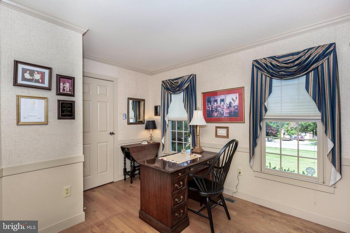 Home Office, Interior, Wood Texture Flooring