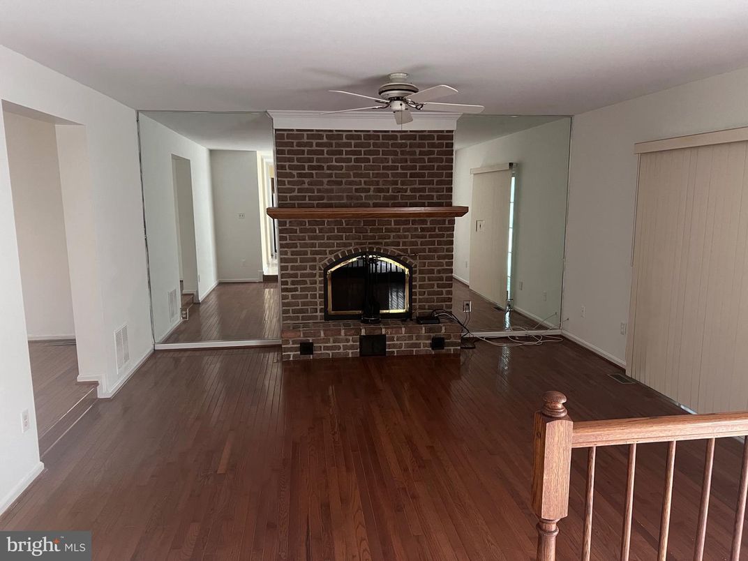Fireplace, Interior, Stone Walls, Wood Texture Flooring