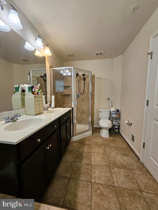 Bathroom, Dual Sink Vanities, Glass Shower, Interior