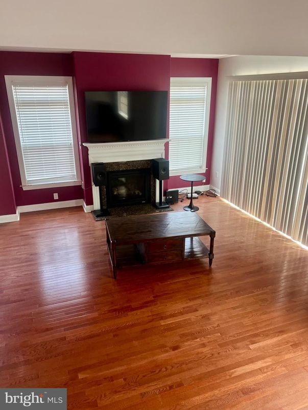 Fireplace, Interior, Wood Texture Flooring