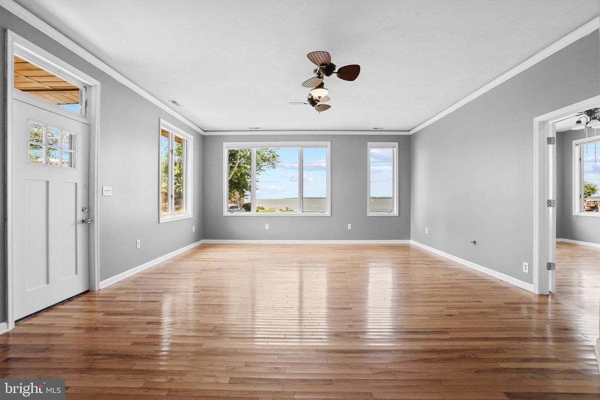 Empty room, Interior, Wood Texture Flooring
