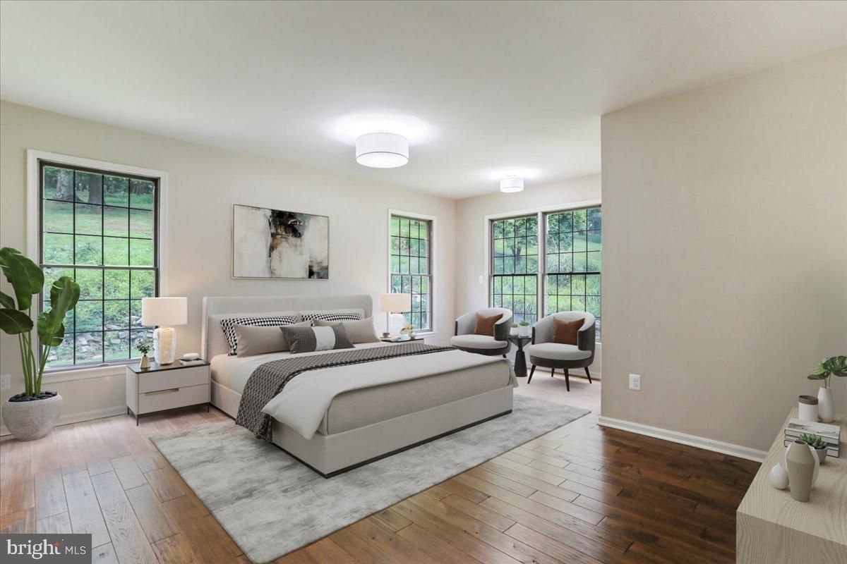 Bedroom, Interior, Wood Texture Flooring