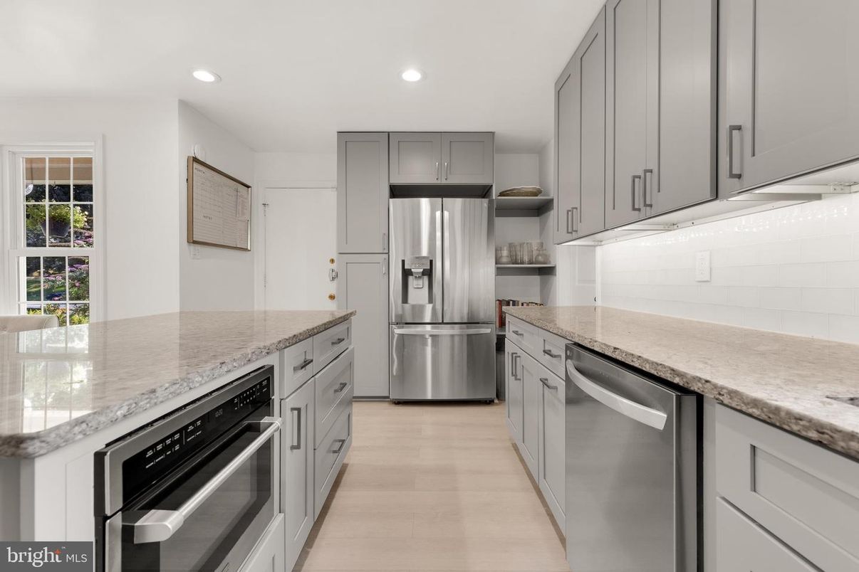 Interior, Kitchen, Recessed Lighting, Stainless Steel Appliances