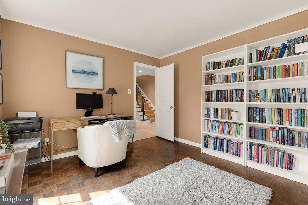 Home Office, Interior, Wood Texture Flooring