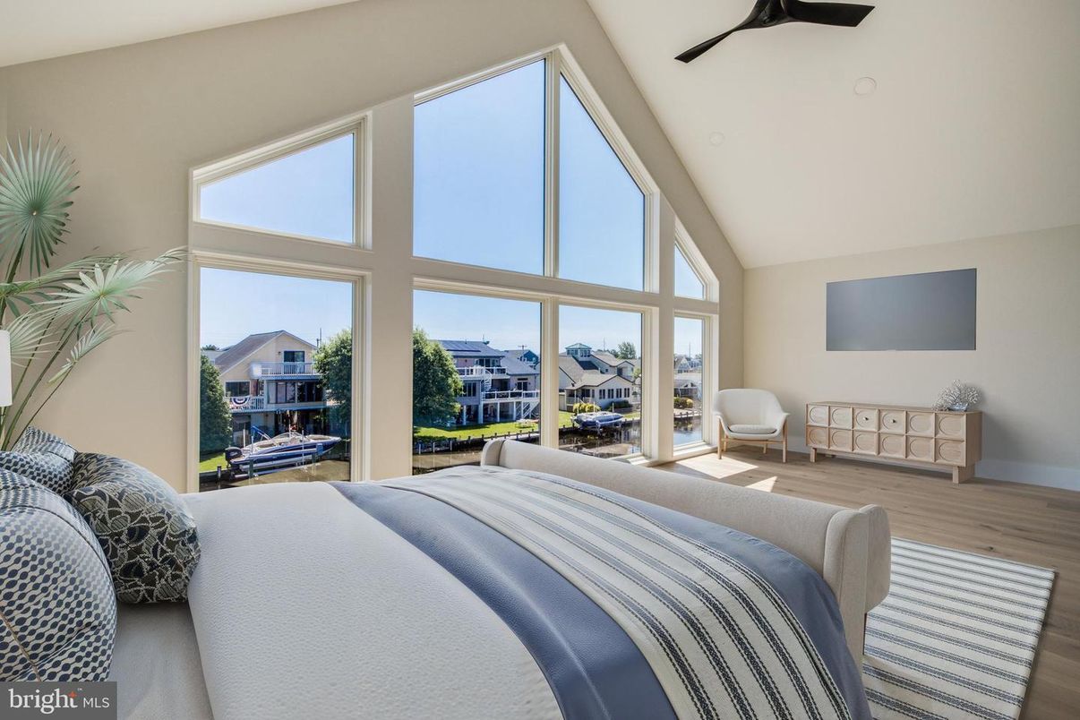 Bedroom, Interior, Wood Texture Flooring
