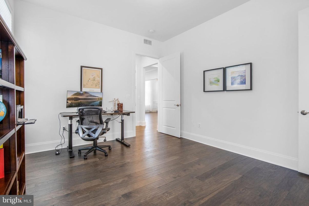 Home Office, Interior, Wood Texture Flooring