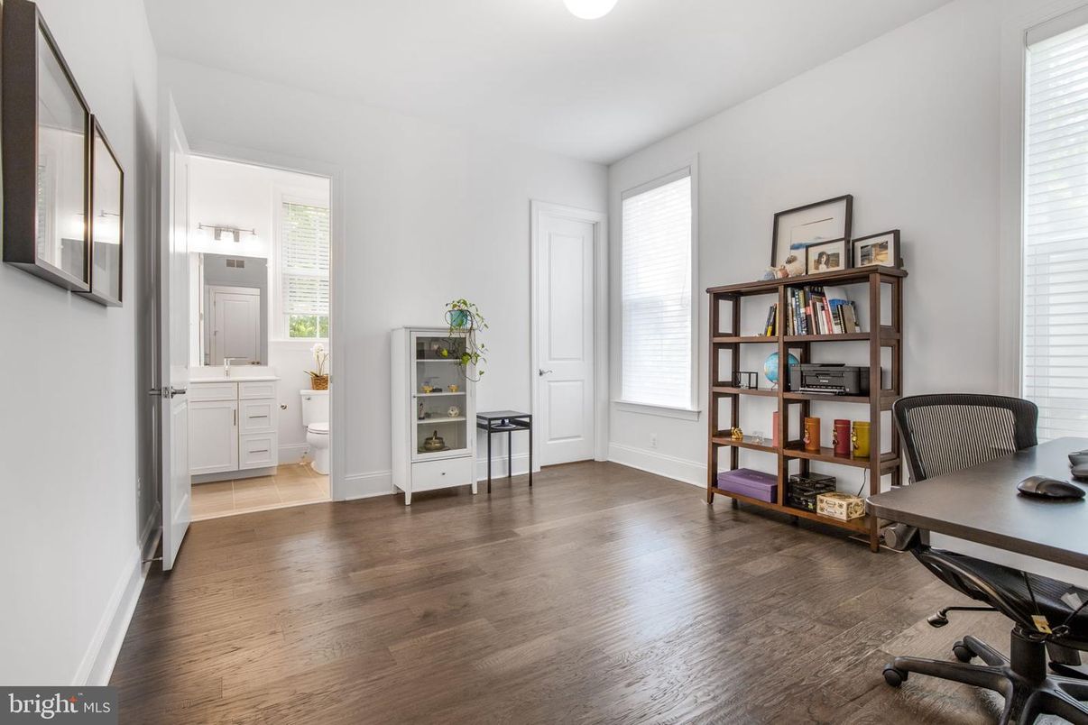 Home Office, Interior, Wood Texture Flooring