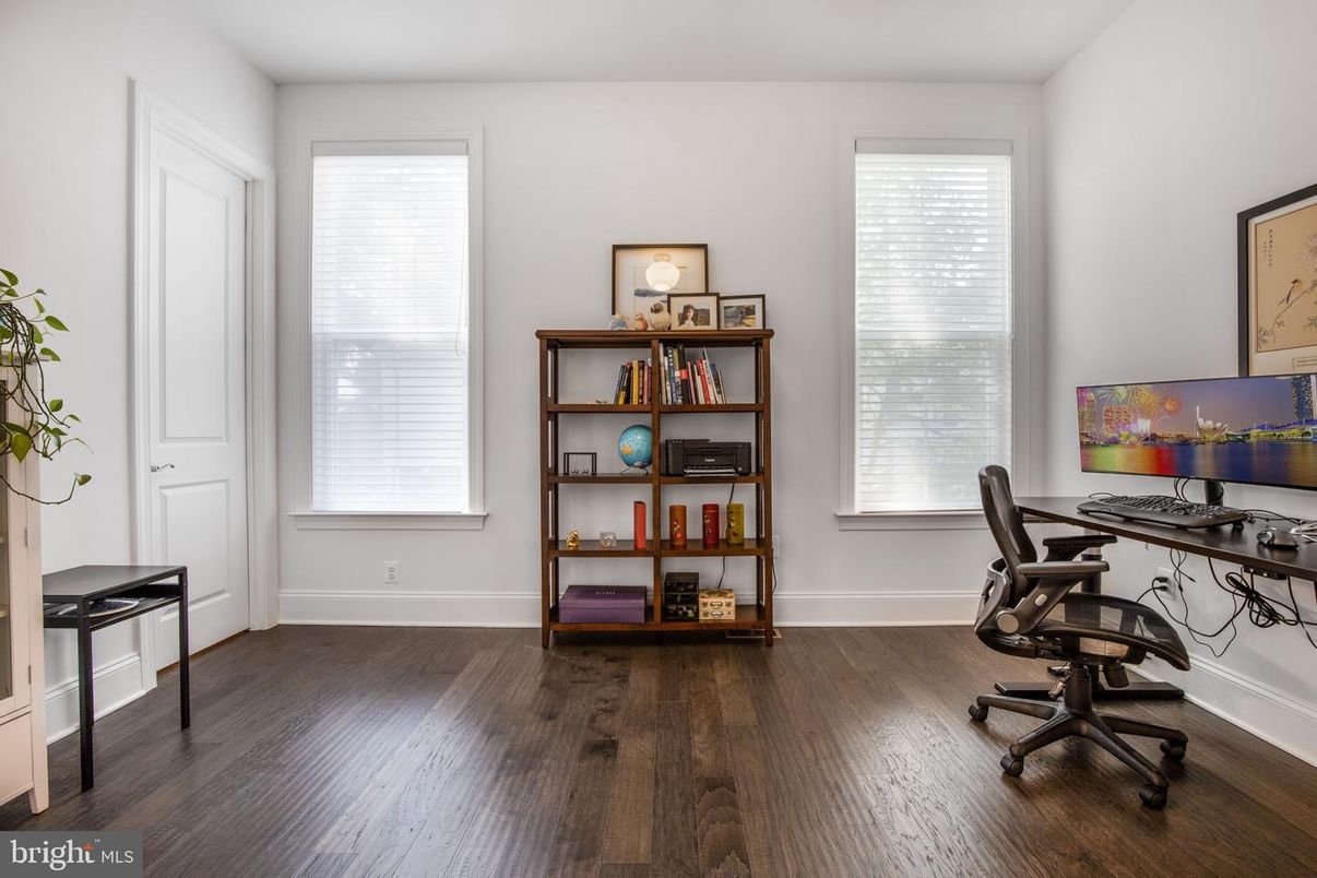 Home Office, Interior, Wood Texture Flooring