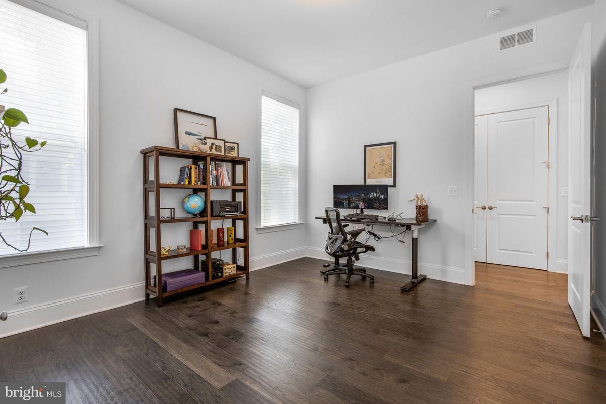 Home Office, Interior, Wood Texture Flooring