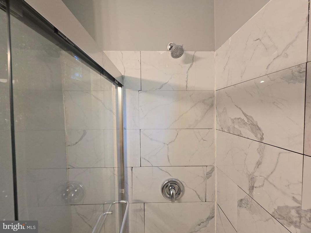 Bathroom, Glass Shower, Interior, Marble Walls