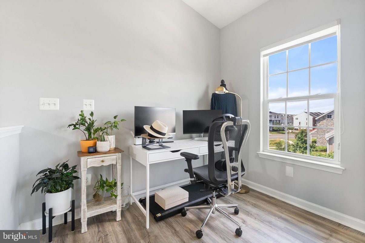 Home Office, Interior, Wood Texture Flooring