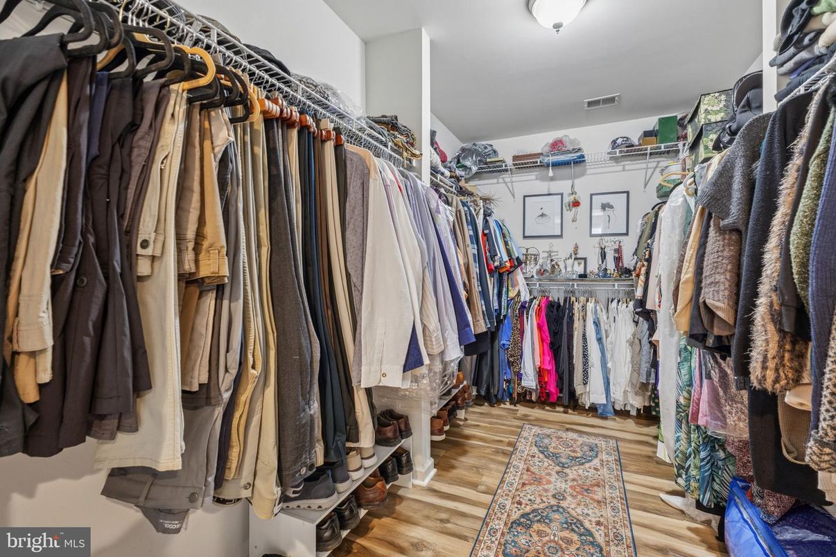 Interior, Walk-in Closets, Wood Texture Flooring