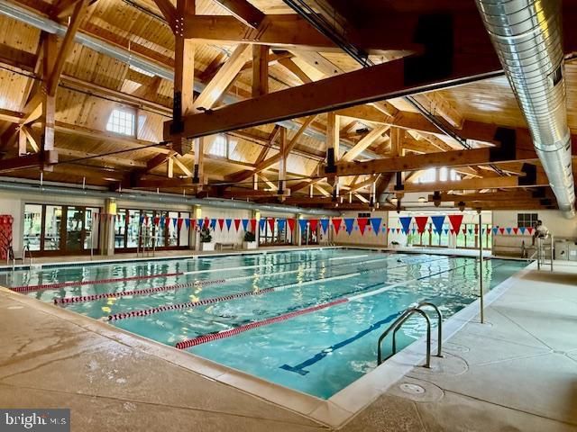 Interior, Pool, Wooden Beams, Wooden Ceilings