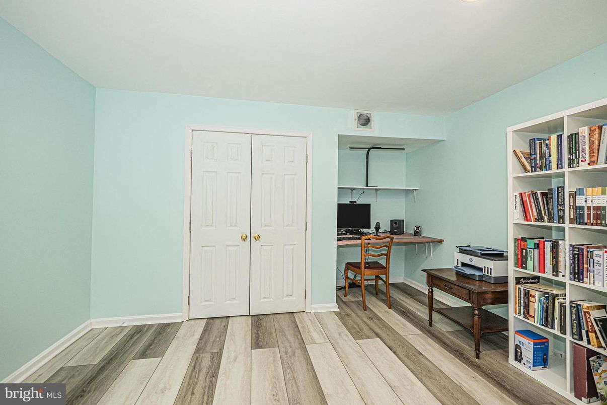 Home Office, Interior, Wood Texture Flooring