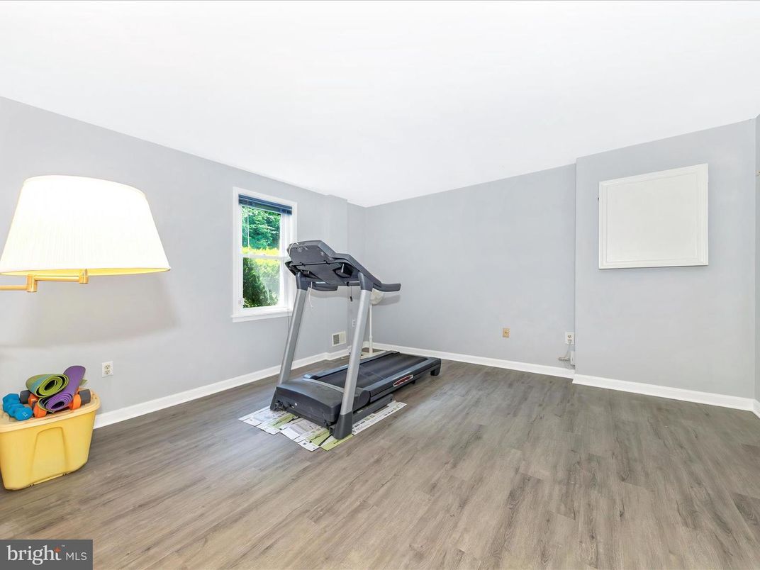 Fitness Equipment, Interior, Wood Texture Flooring
