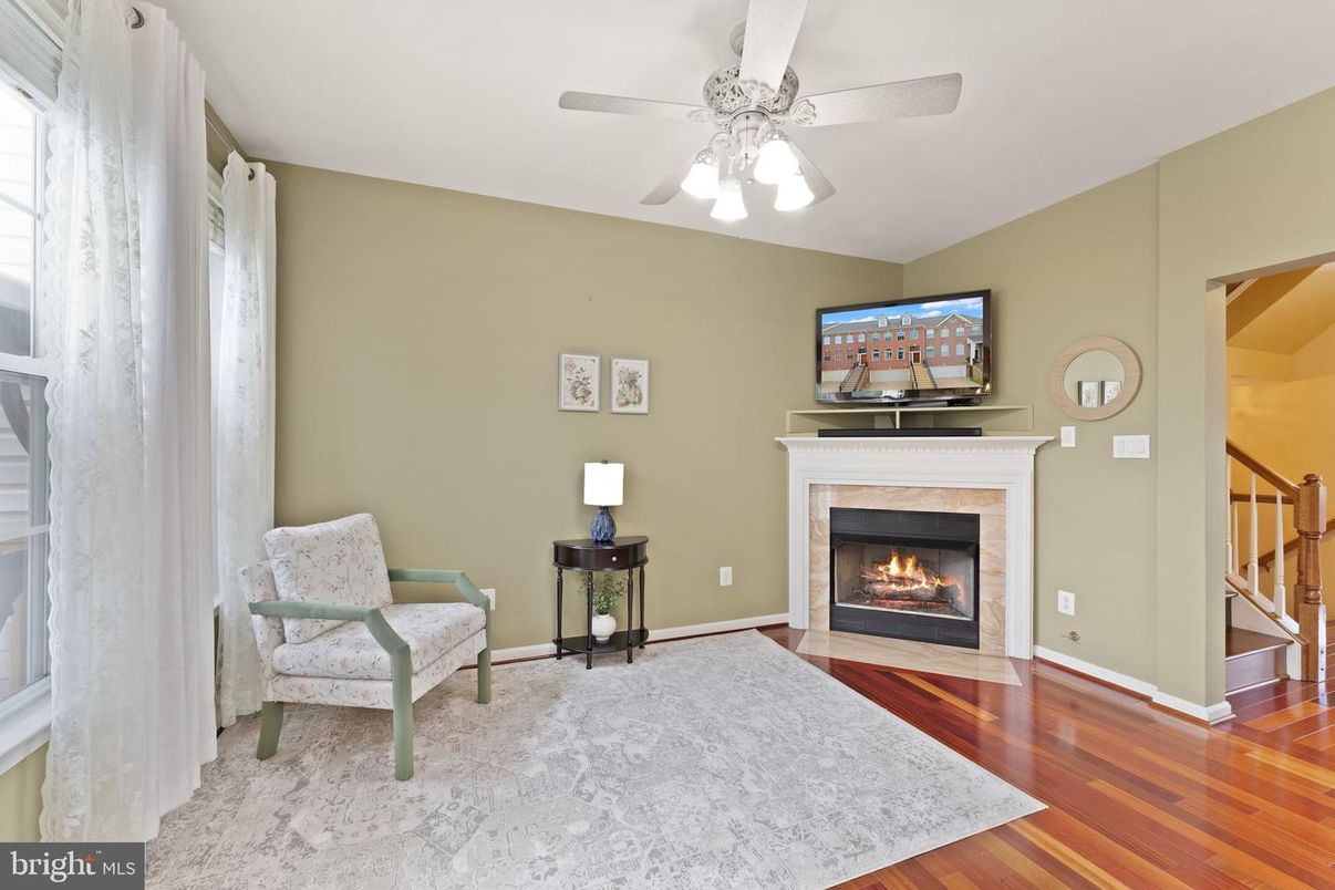 Fireplace, Interior, Wood Texture Flooring