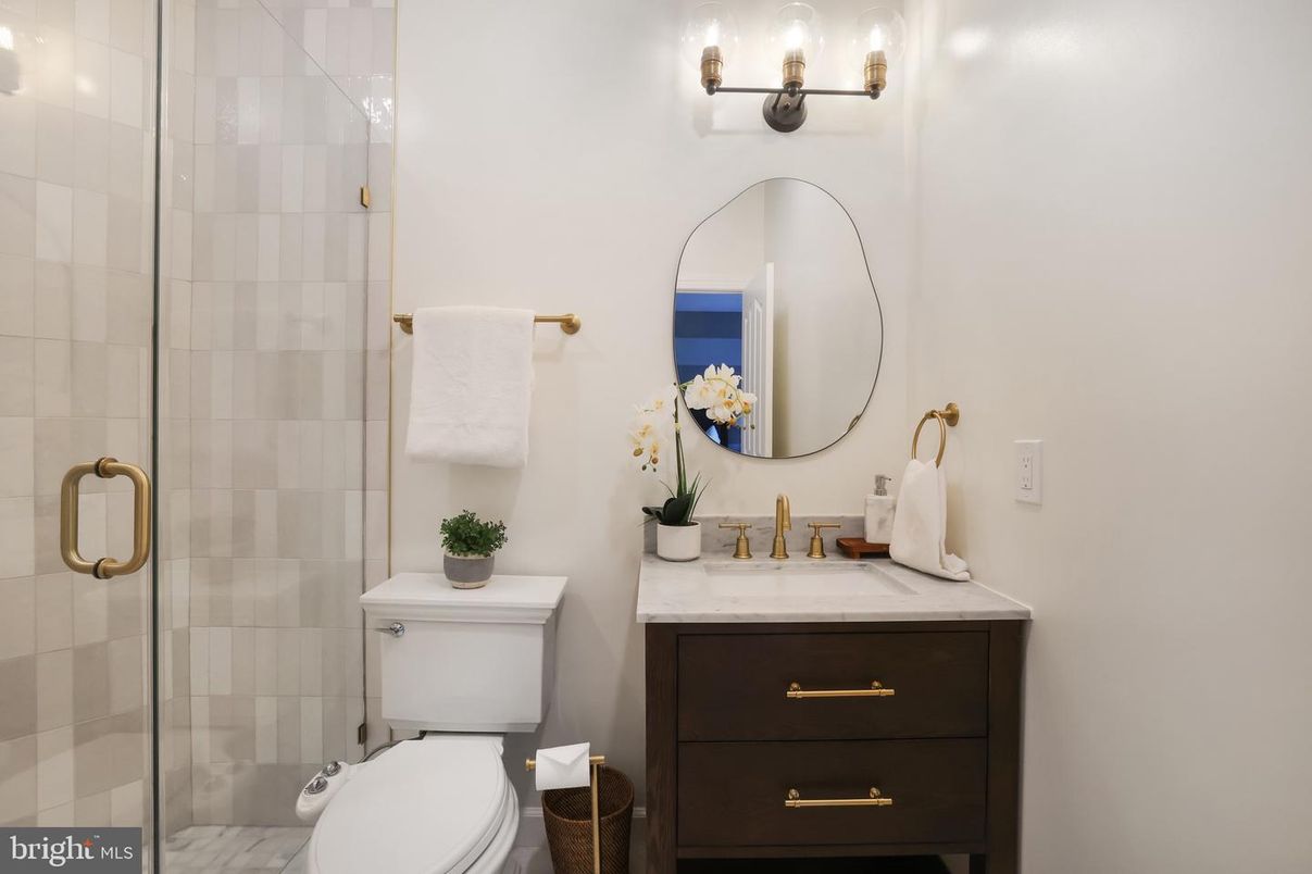 Bathroom, Glass Shower, Interior