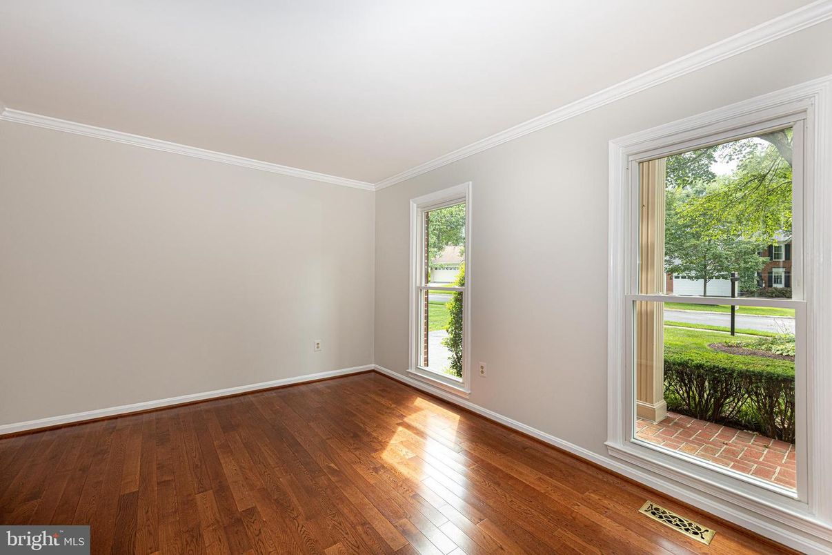 Empty room, Interior, Wood Texture Flooring