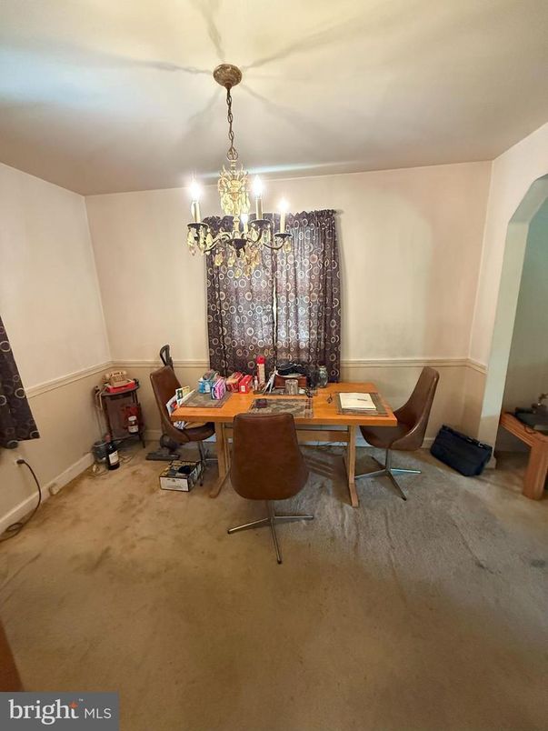 Chandelier, Dining room, Interior