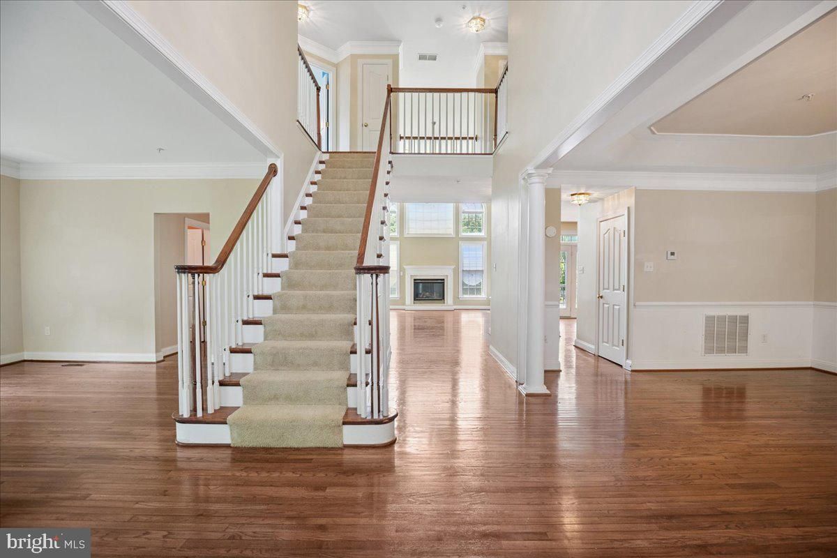 Fireplace, Interior, Wood Texture Flooring
