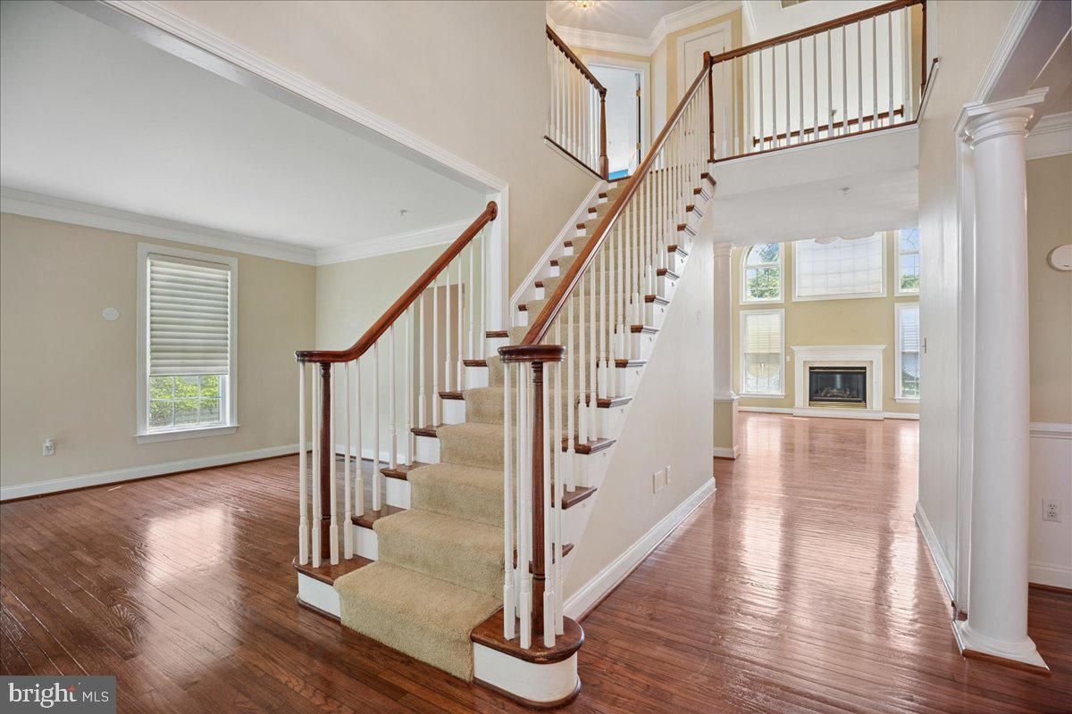 Fireplace, Interior, Wood Texture Flooring