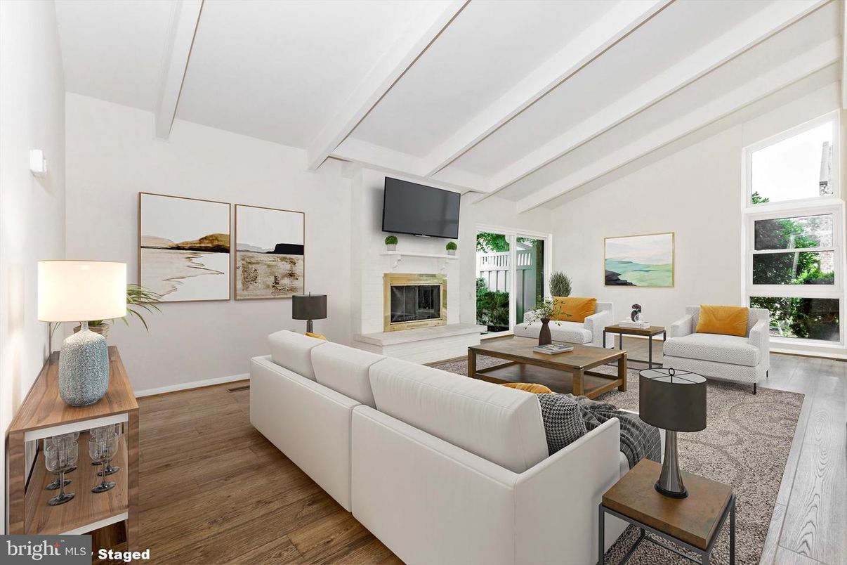 Fireplace, Interior, Living room, Wood Texture Flooring