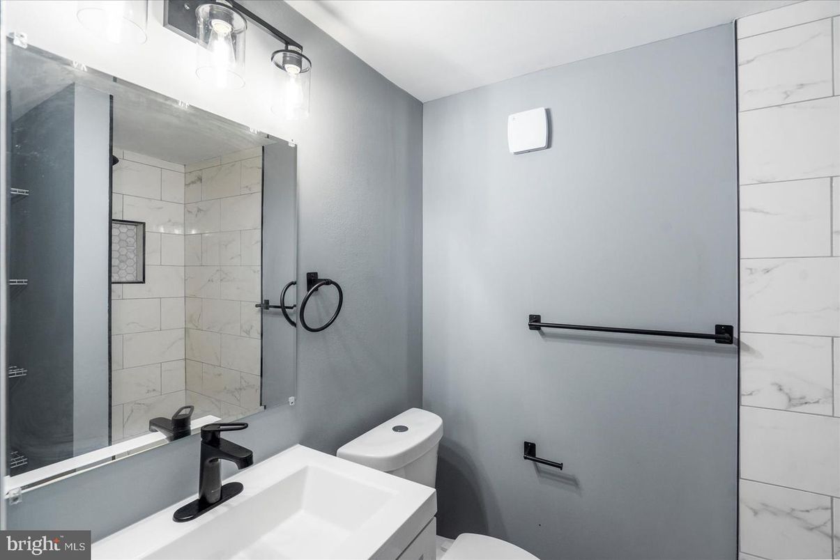 Bathroom, Glass Shower, Interior, Marble Walls