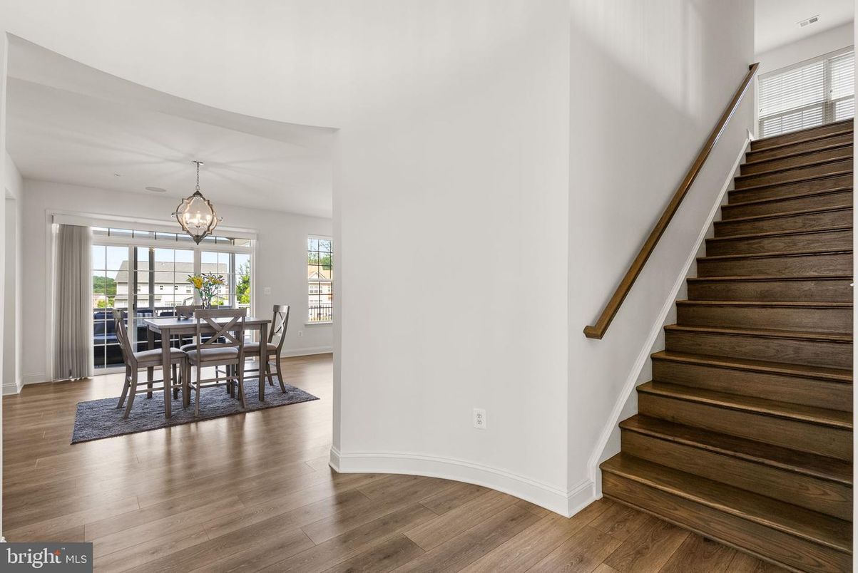 Chandelier, Dining room, Interior, Pendant Lights, Wood Texture Flooring