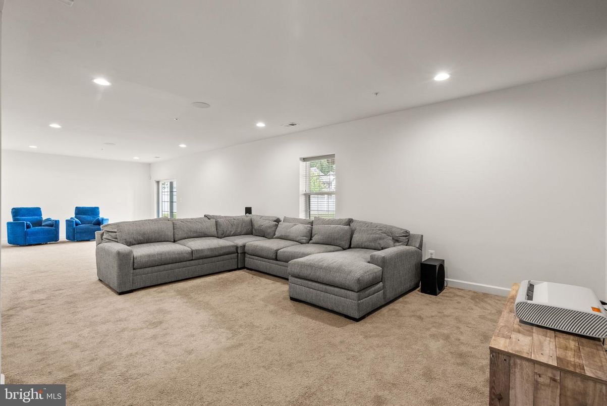Interior, Living room, Recessed Lighting