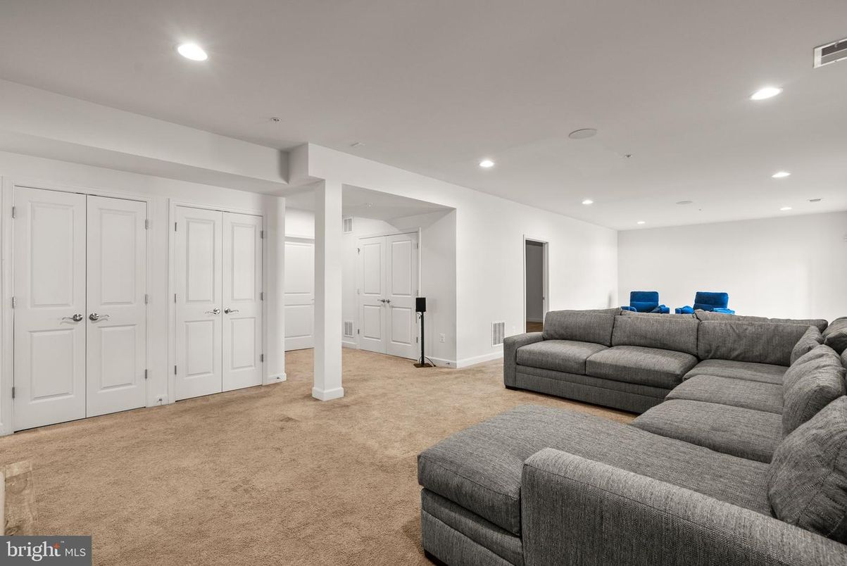Interior, Living room, Recessed Lighting